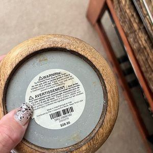 Pier one candle holders.